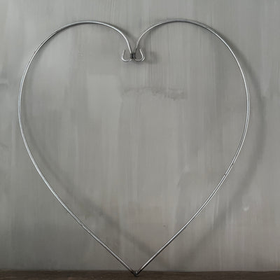 Metalen hart XL, 60 cm