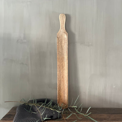 Houten stokbroodplank met handvat, 61 cm