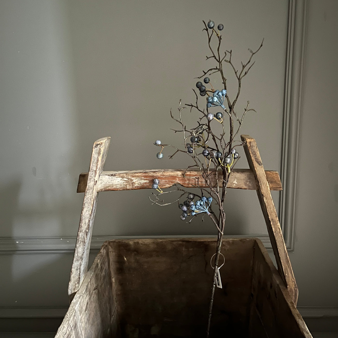 Kunsttak 'Blue berry', 75 cm