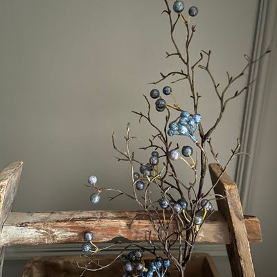 Kunsttak 'Blue berry', 75 cm