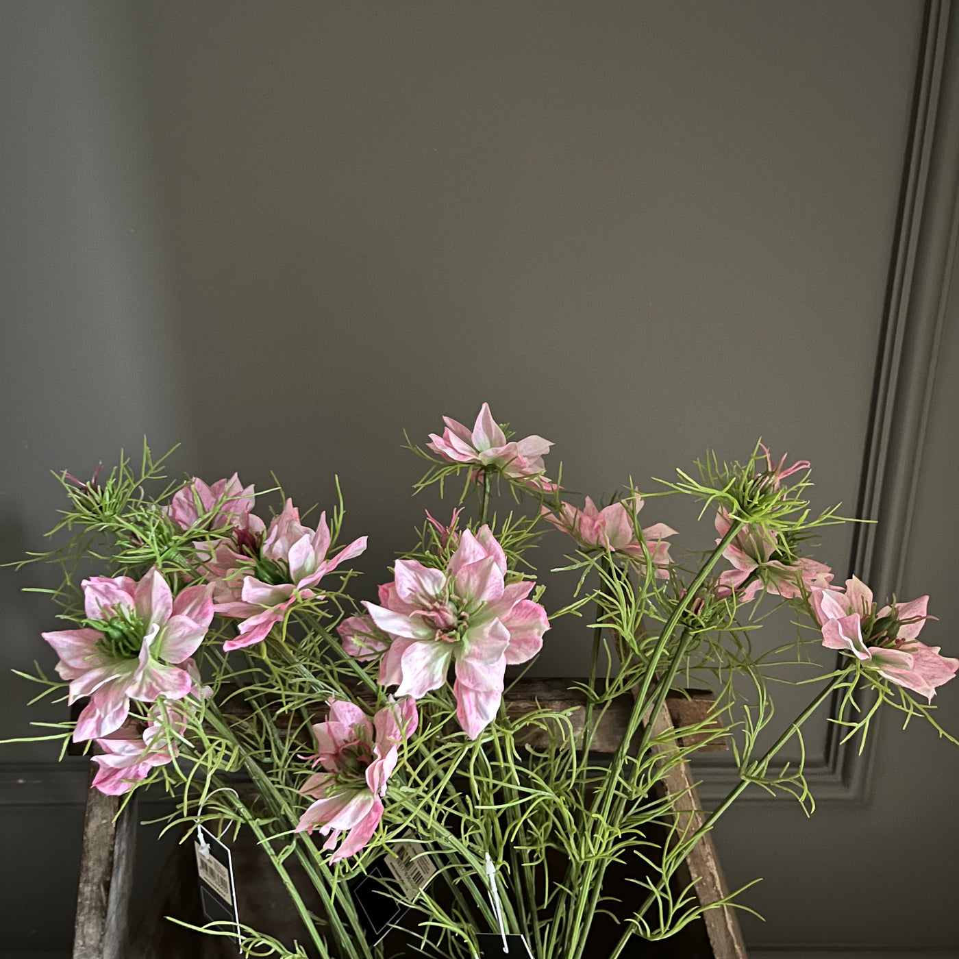 Zijden tak 'Jalisha roze', 65 cm