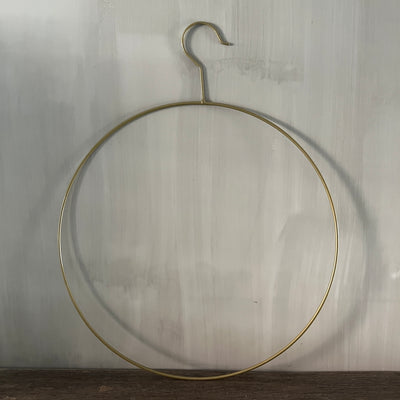 Matgouden ring met haak, 38 cm
