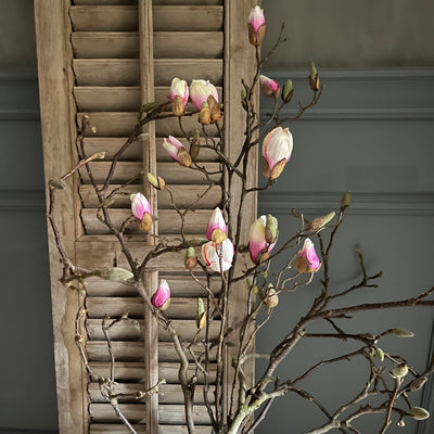 Kunsttak Magnolia 'lichtroze', 110 cm