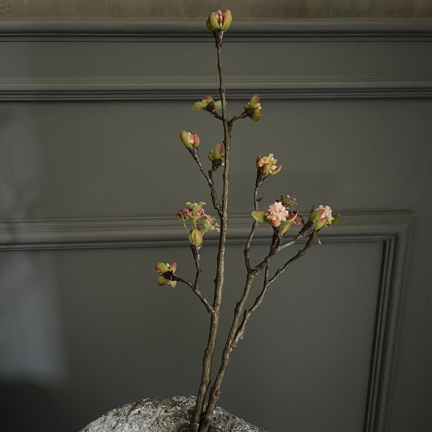 Kunsttak 'Esdoorn roze', 55 cm
