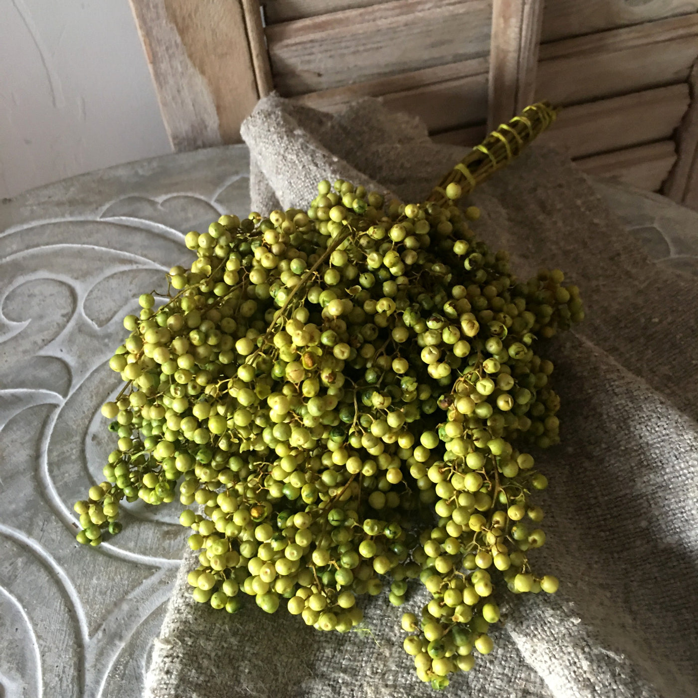 Bos pepperberries olijfgroen